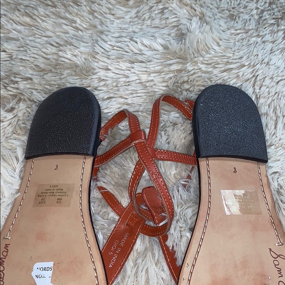 NWOB SAM EDELMAN Gigi Saddle Painted Sandals - Picture 4 of 5